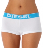 Diesel Fresh and Bright Cotton Stretch White with Contrast Trim Alexyo Short